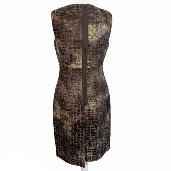 Rickie Freeman for Teri Jon Metallic Formal Cocktail Dress 6 - Picture 2 of 5